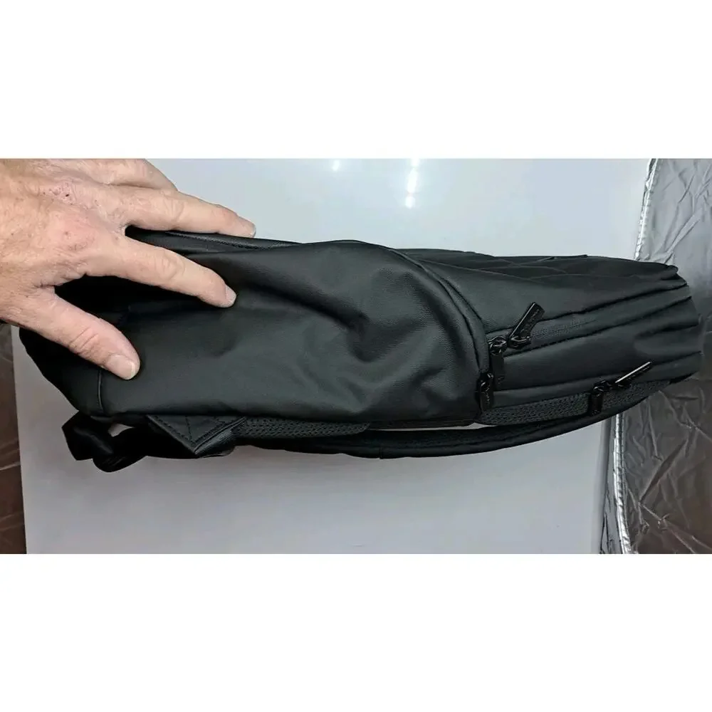 Travis Mathew Backpack Black New with Tags Travel School Gym Bag Mens